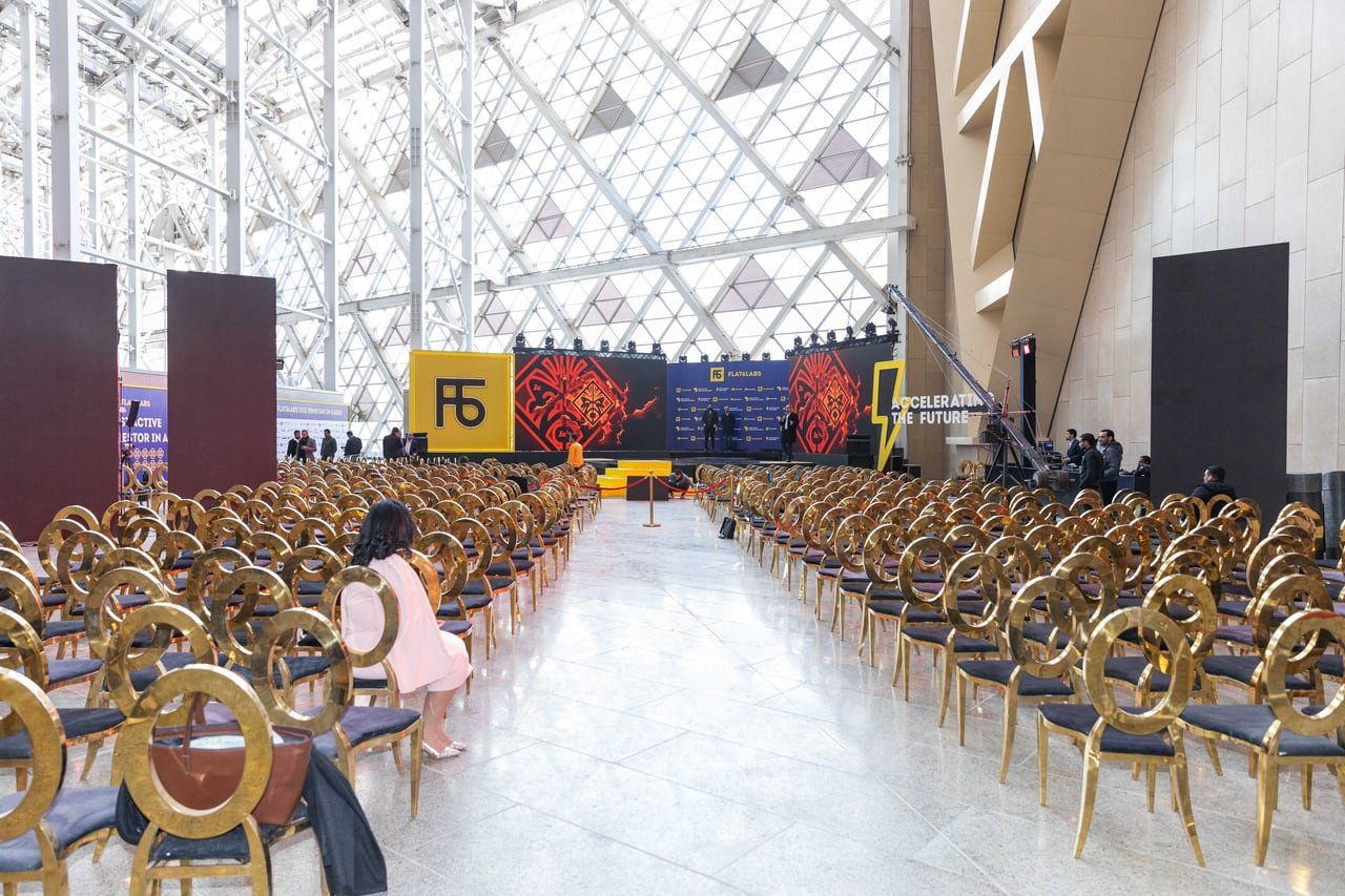 Cairo Demo Day: the venue ready before doors opened