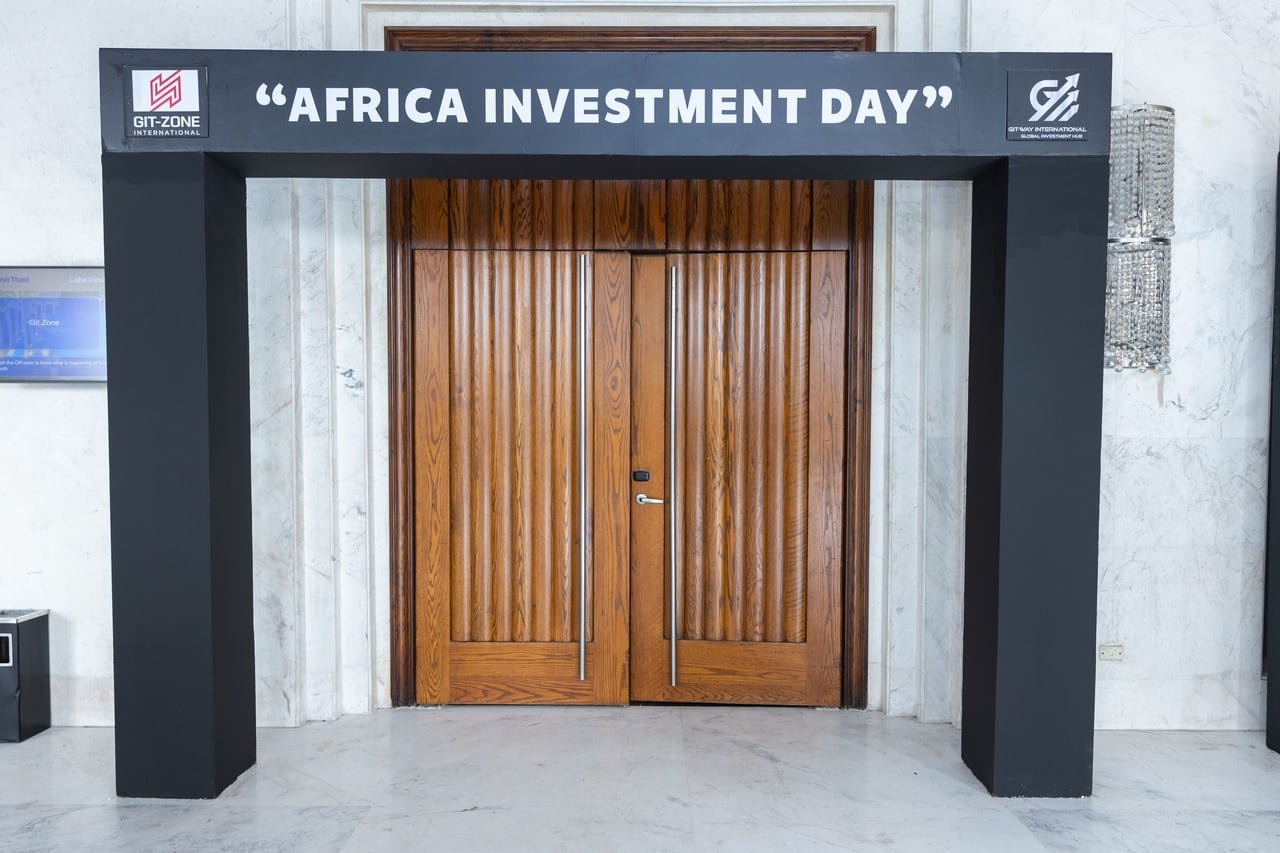 Africa Investment Day: the venue ready before doors opened