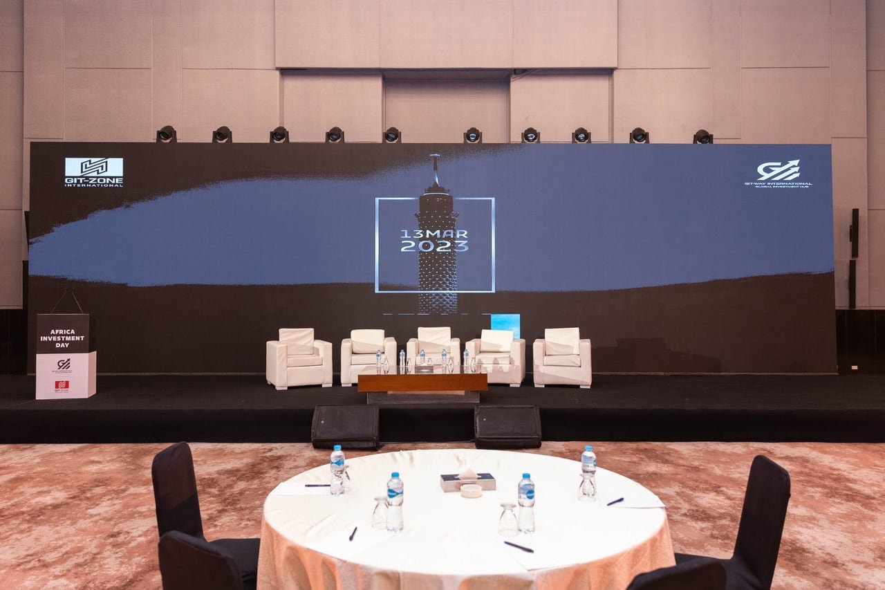 Africa Investment Day: the venue ready before doors opened
