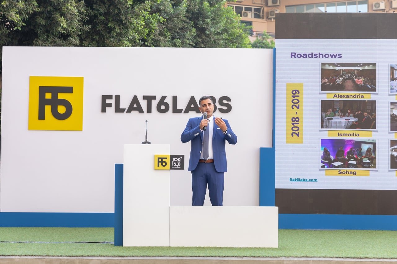 The opening keynote on the Flat6Labs stage at the StartEgypt Forum 2021.