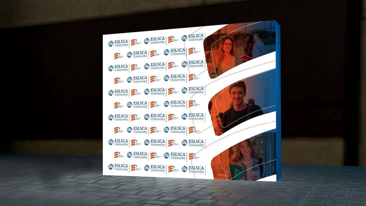 3D render of the EX3 photo wall.