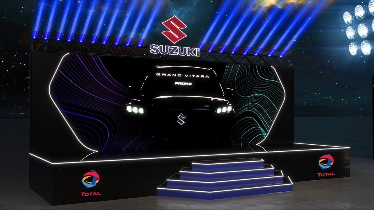3D render of the Grand Vitara stage reveal.